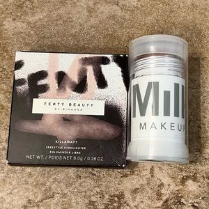 Fenty Beauty and Milk highlighters